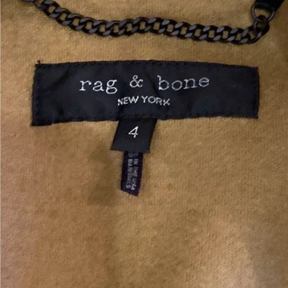 Rag & Bone Slade Wool Blazer - Camel - Picture 7 of 8